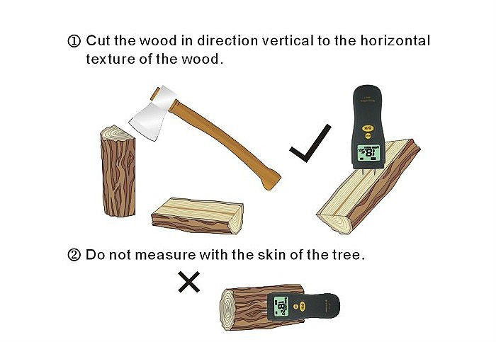Wood Moisture Meter Bamboo Paper moisture tester analyzer AR971