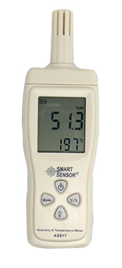 temperature and humidity of ambient air hygrometer AS817