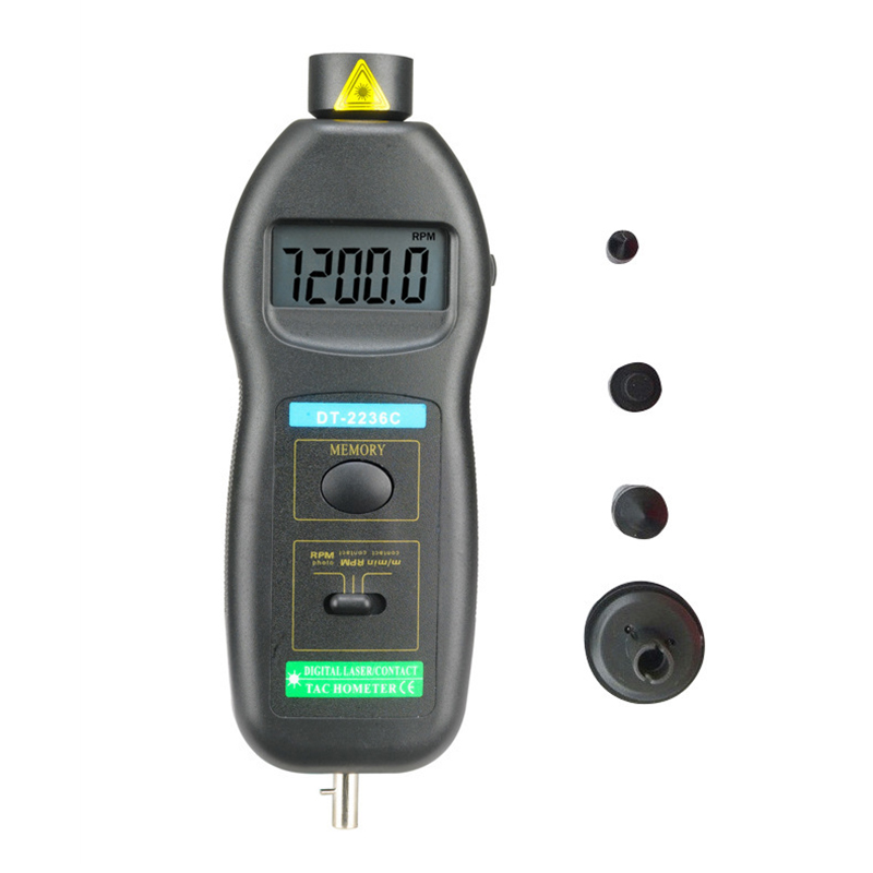 Tachometer 2 In 1 Digital Rpm Tachometer Tester - Click Image to Close