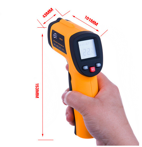 Touch No contact -50-330'C Industrial Infrared Thermometer - Click Image to Close