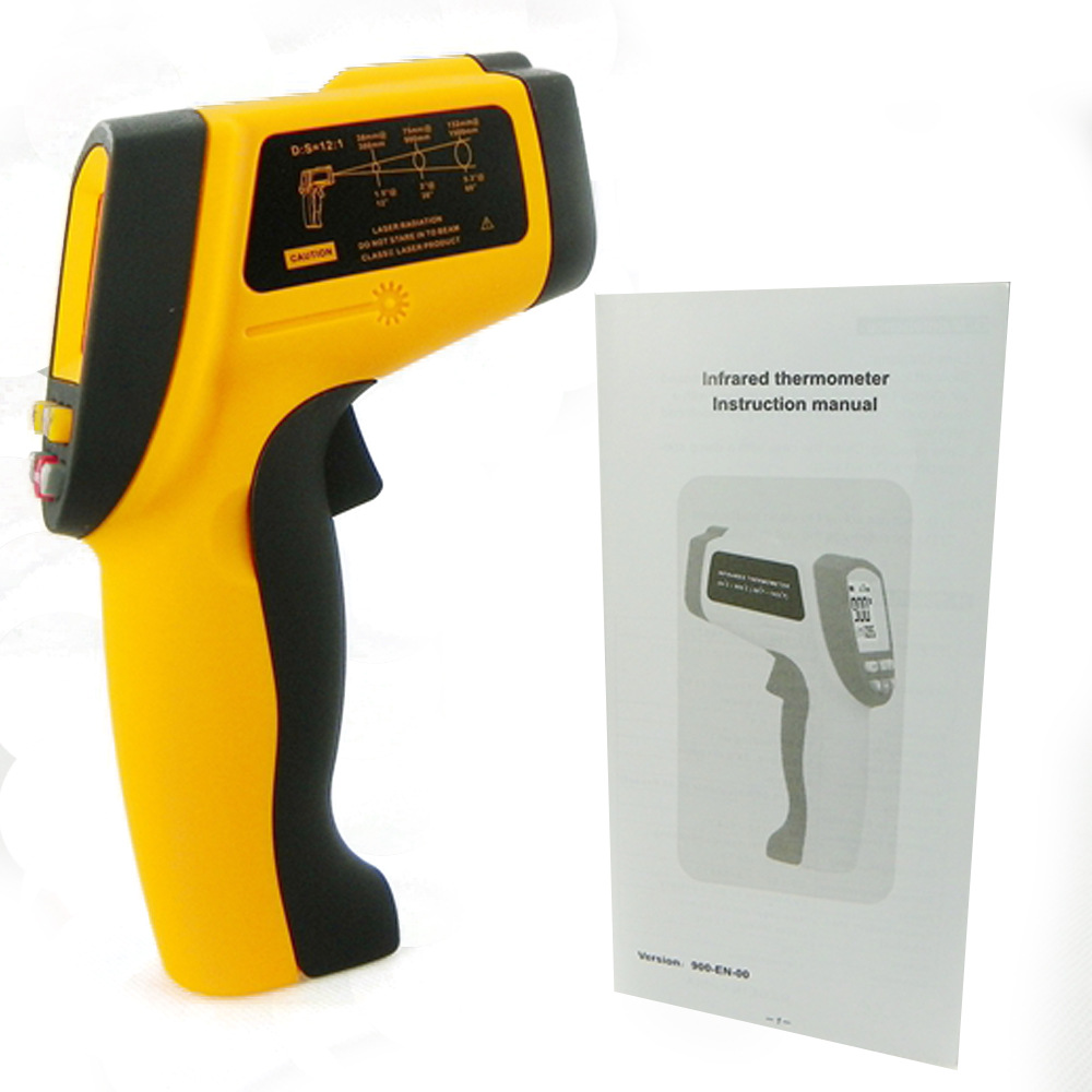 No contact -50-900'C Industrial Infrared Thermometer DT-900 - Click Image to Close