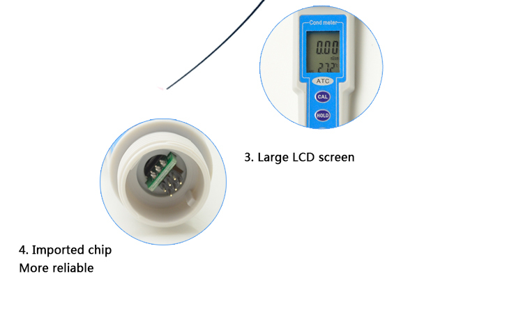 0-1999 uS Digital Conductivity Meter/Tester Water DTS-3030