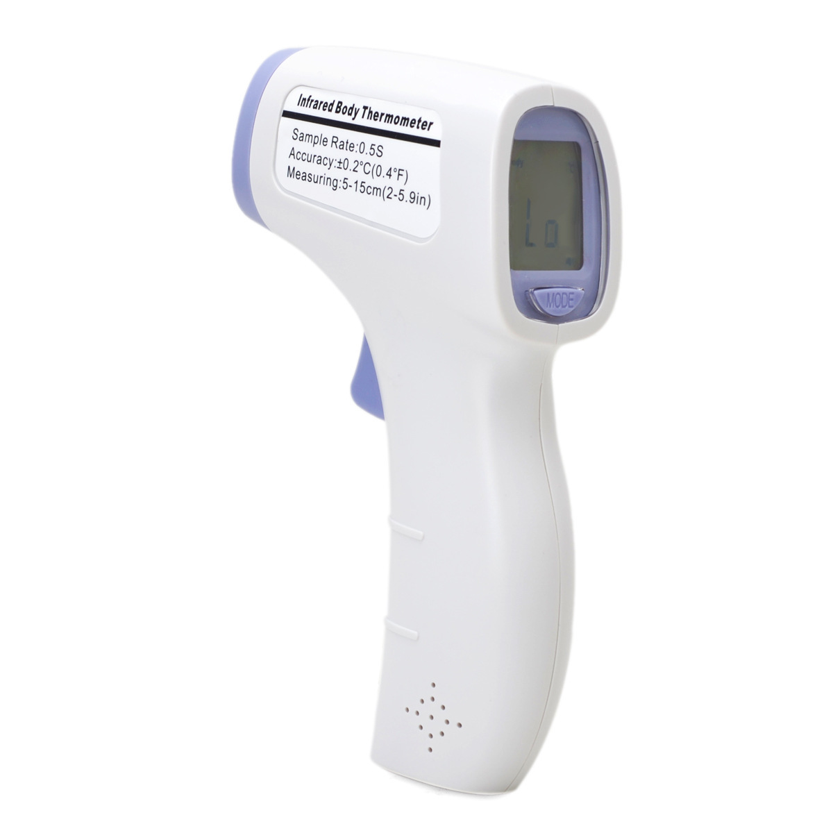 Infrared Forehead Body Thermometer with Three-color Backlight