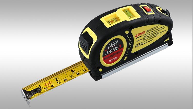Laser Level Marker 18 FT W/550cm Measuring Tape LV05 - Click Image to Close