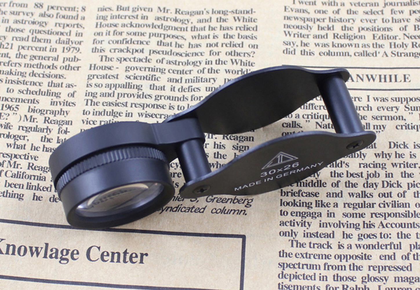 All Optical Zeiss Lens Jewelry Magnifier Metal Fold 30*26