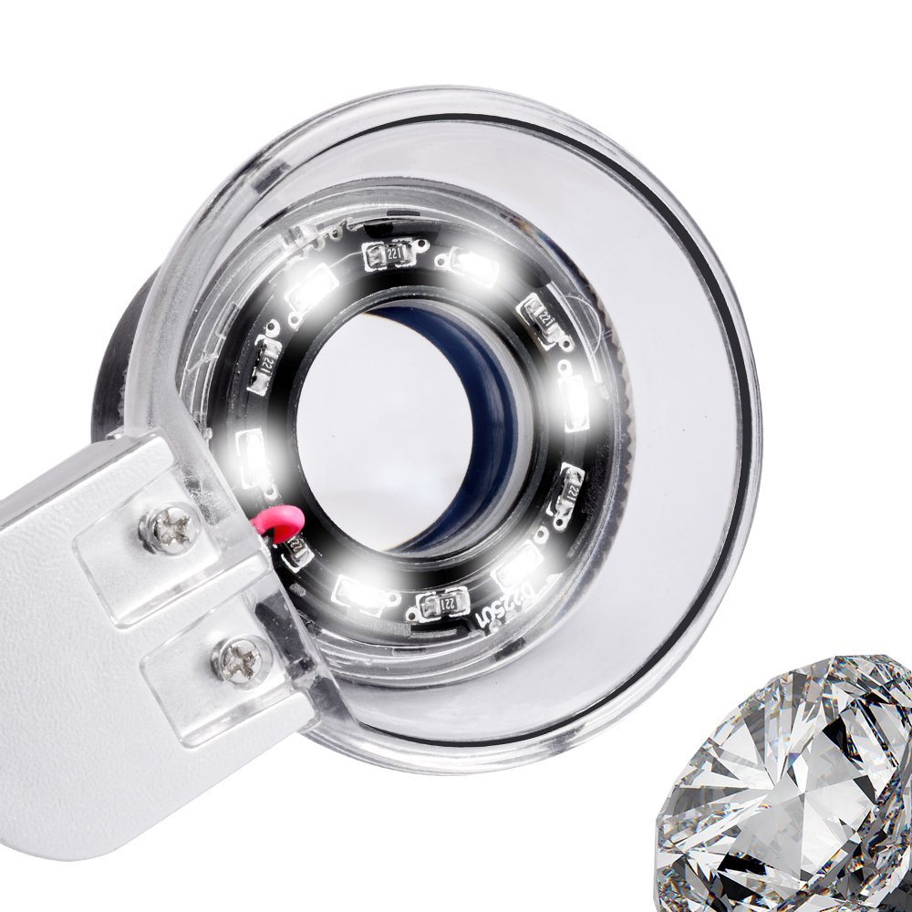 20X LED Illuminated Jewelry Magnifier MG-20X
