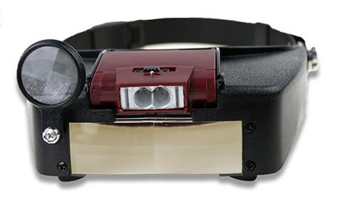 Headband Headset LED Light Magnifying Loupe MG81007-A