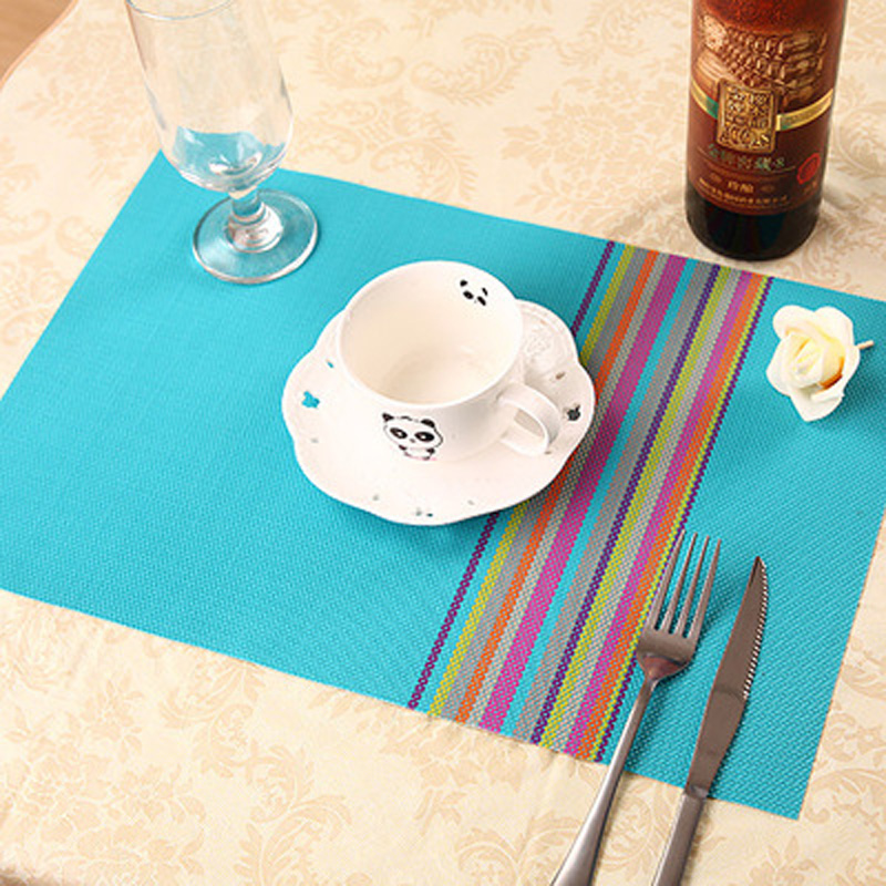 4pcs per lot PVC Placemats for Dining Table Heat-resistant