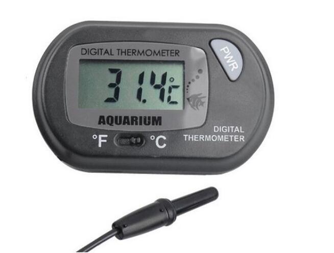 Digital Aquarium Terrarium Thermometer ST-3 Black - Click Image to Close