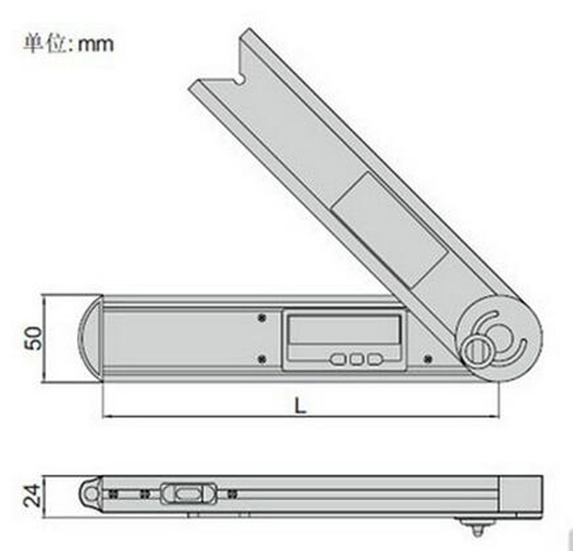 Digital Angle Ruler Finder Meter Protractor TAF-254