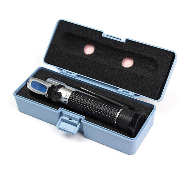 Wine Alcohol Concentration 0-25% Baume Meter Brix Refractometer - Click Image to Close