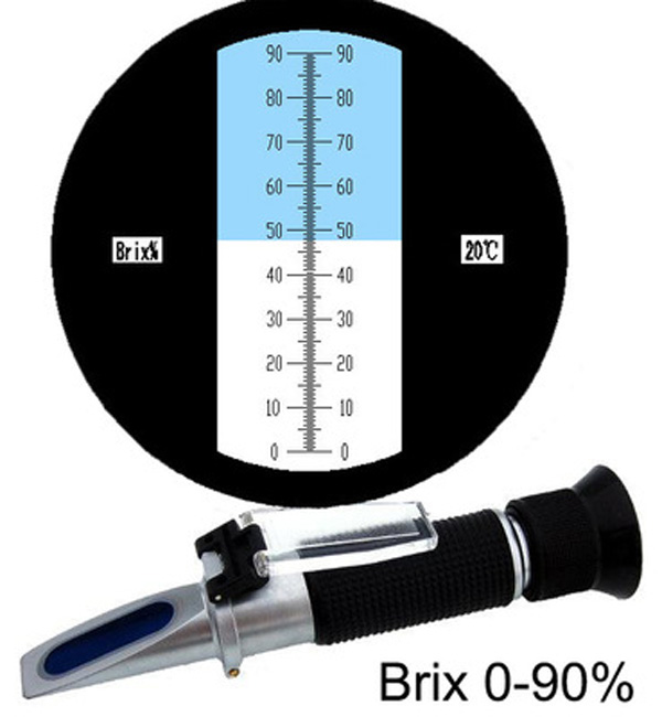 0-90% high concentration Brix and Cutting liquid Refractometer