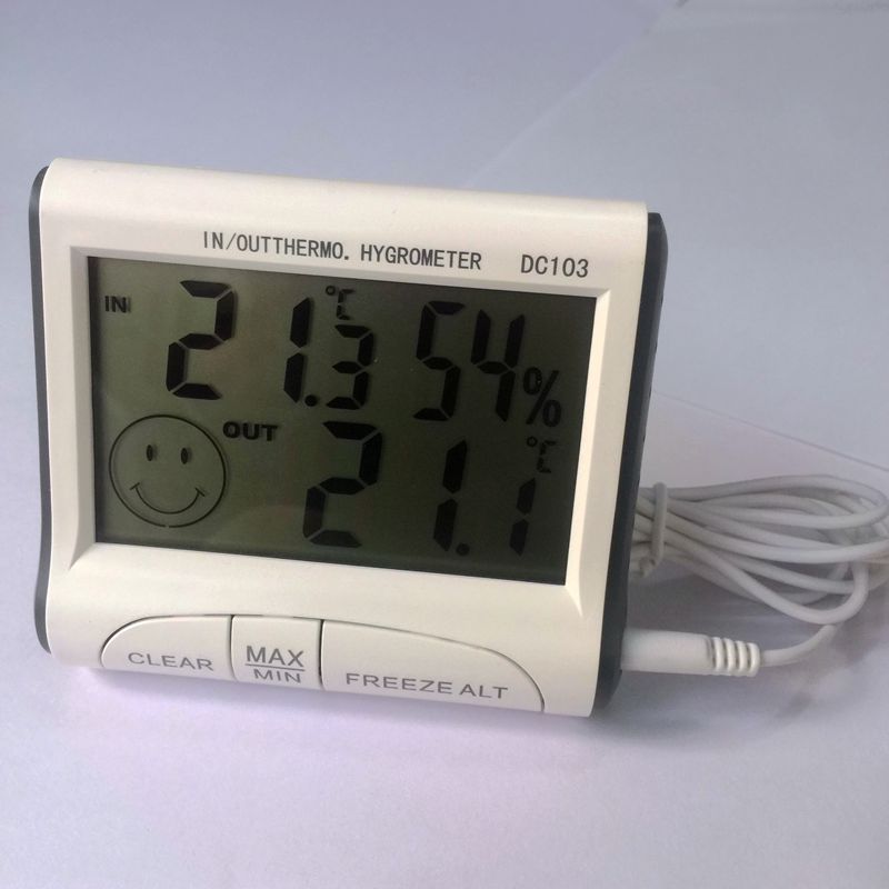 Household Indoor and Outdoor Use Temperature Humidity Meter