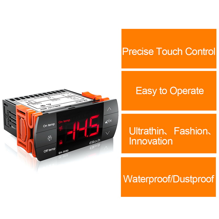 Thermostat Temperature Controller for Cold Storage Freezers - Click Image to Close