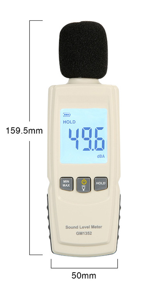 Digital Sound Level Meter Noise Tester 30-130dB TGM1352