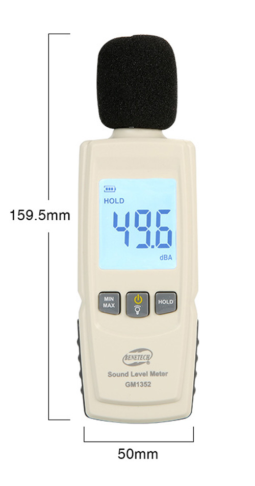 Digital Sound Level Meter Noise Tester 30-130dB TGM1352