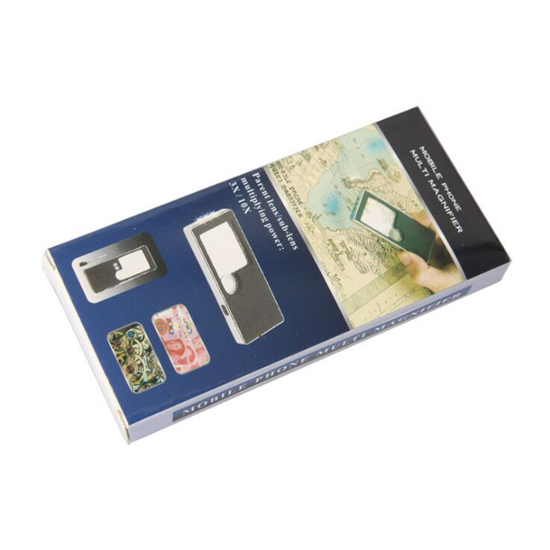 LED and UV light 3X 10X enlarge portable pocket magnifier