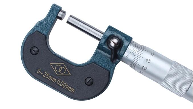 0-25mm Gauge Outside Metric Micrometer Tool for Mechanist TM-25