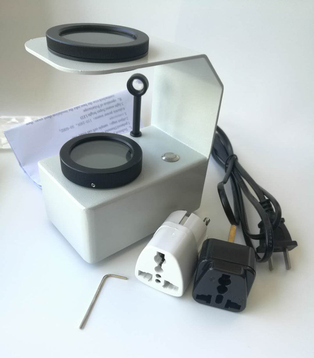 Desktop Polariscope Built-in LED Gemstone Polariscope