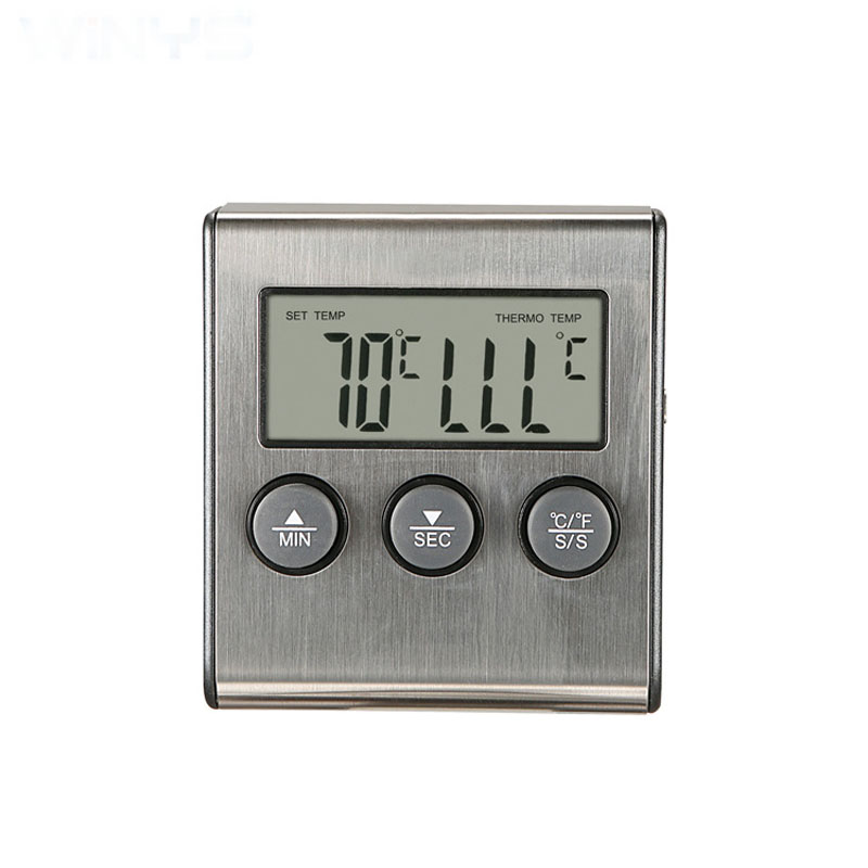 Digital Food Kitchen Oven Thermometer Probe For BBQ Thermometer - Click Image to Close