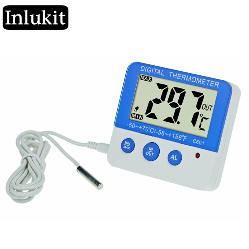 Large LCD screen touch digital Thermometer indoor Hygrometer