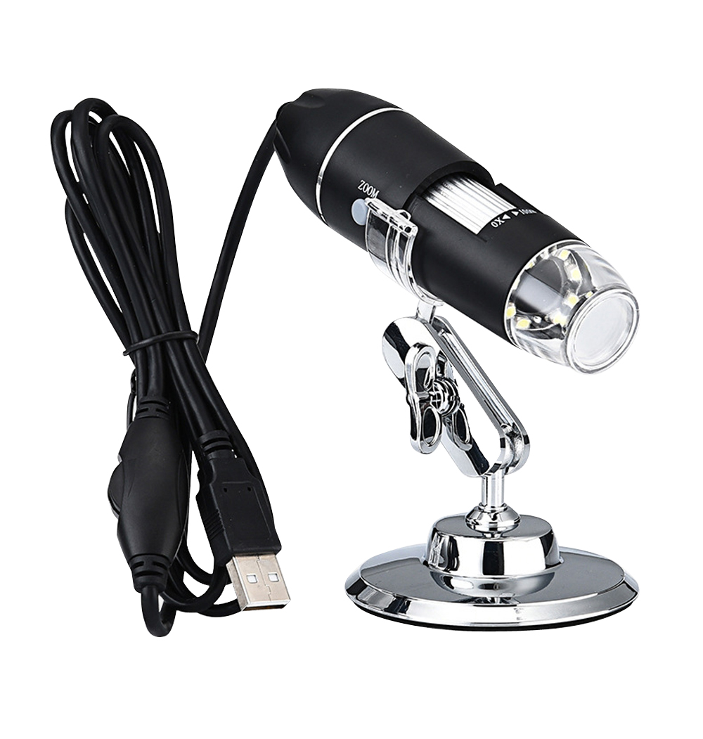8LED 0-1600x video USB Digital Microscope