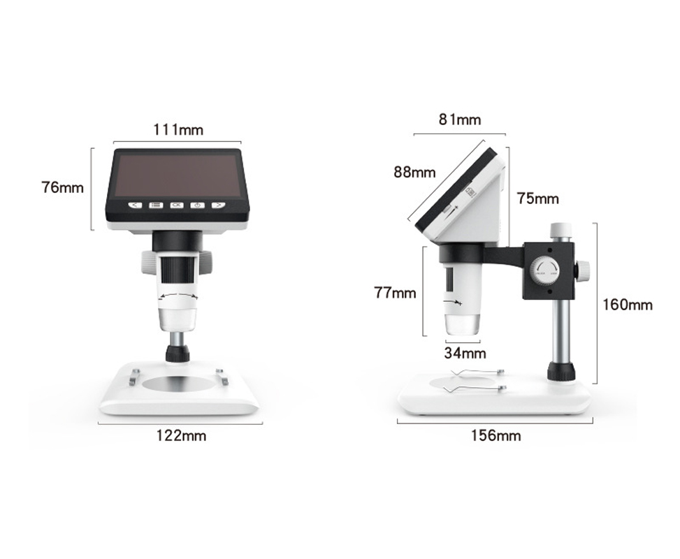 4.3 inch 1000x electron Microscope repair Industrial Microscope