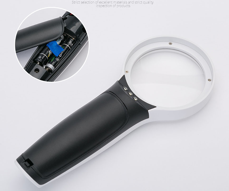3X 3LED Reading Magnifier Loupe appreciation magnifying glass - Click Image to Close