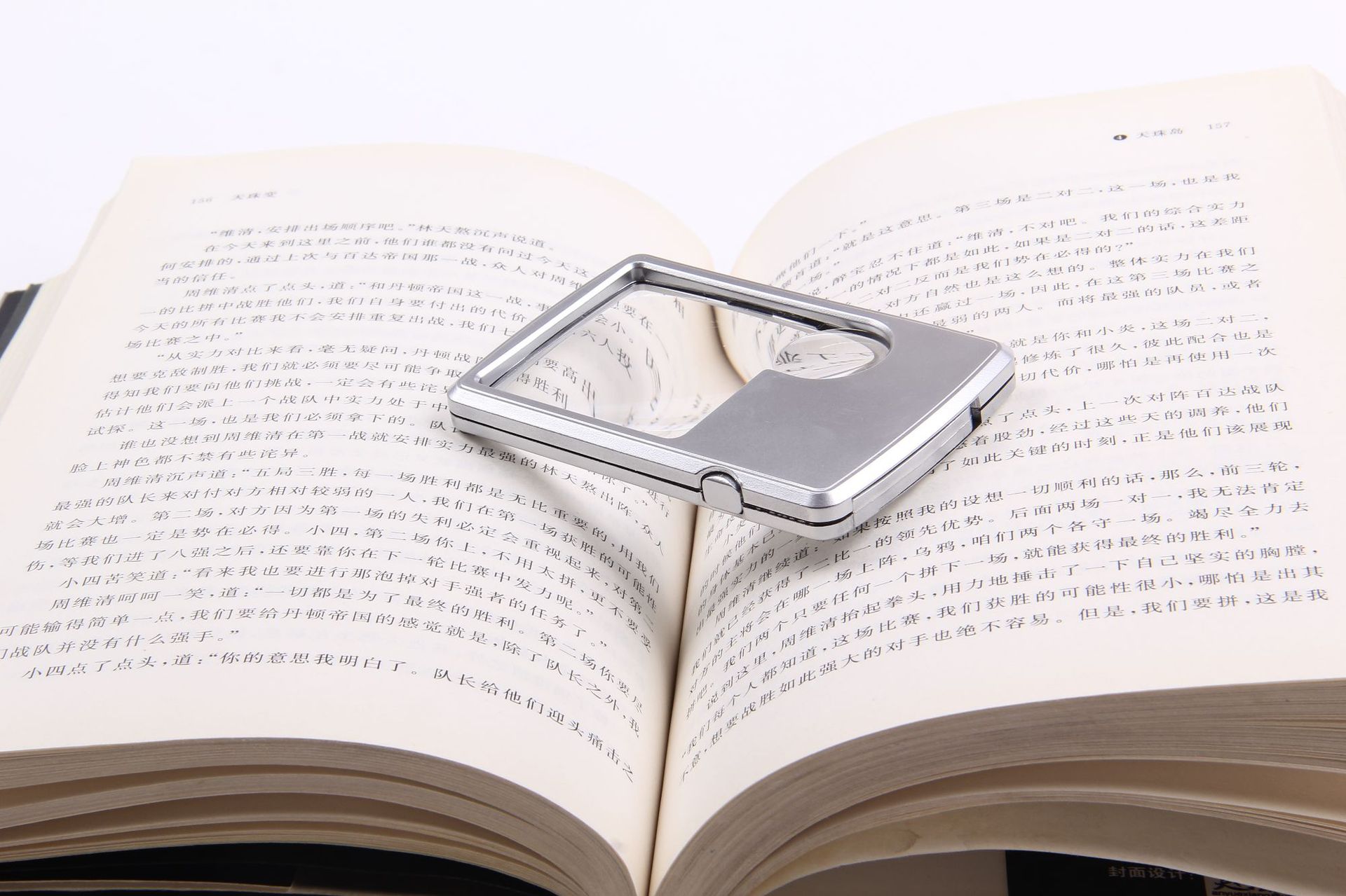 LED card type square portable acrylic lens reading Magnifier - Click Image to Close