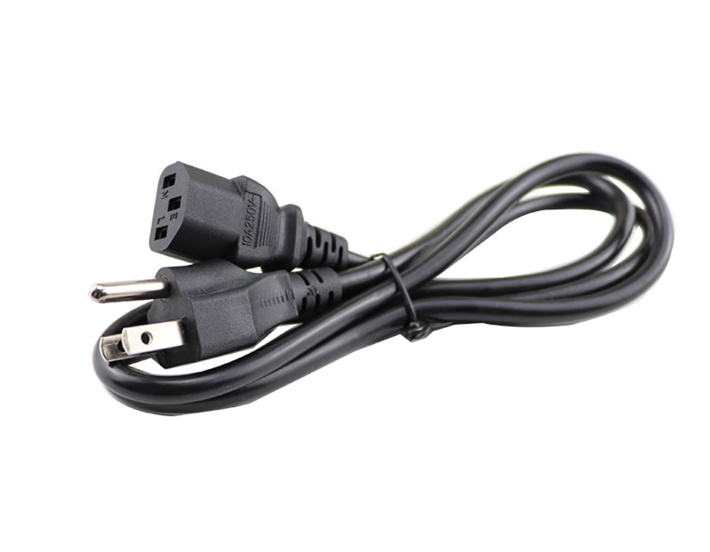 Computer case power cord, 1.5m American standard plug wire - Click Image to Close
