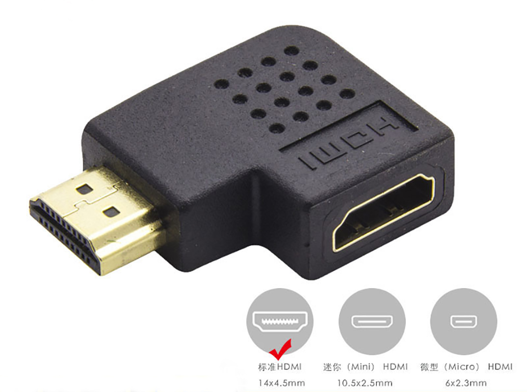 Adaptor with multiple directions HDMI adapter
