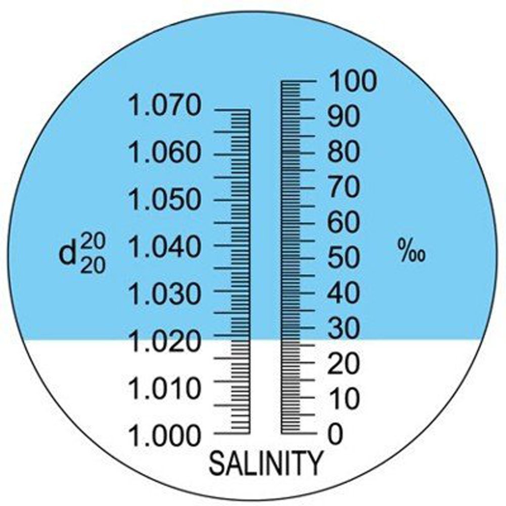 Salinity Refractometer Marine fishery the aquarium test TS-10ATC