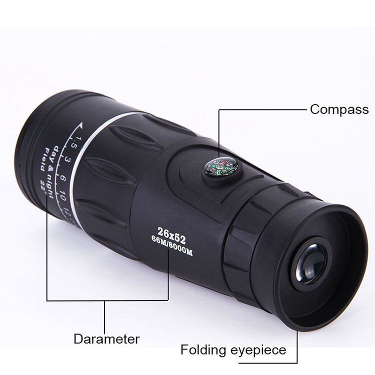 26x52 Monocular Telescope Portable Monocular Traveling, Outdoors - Click Image to Close