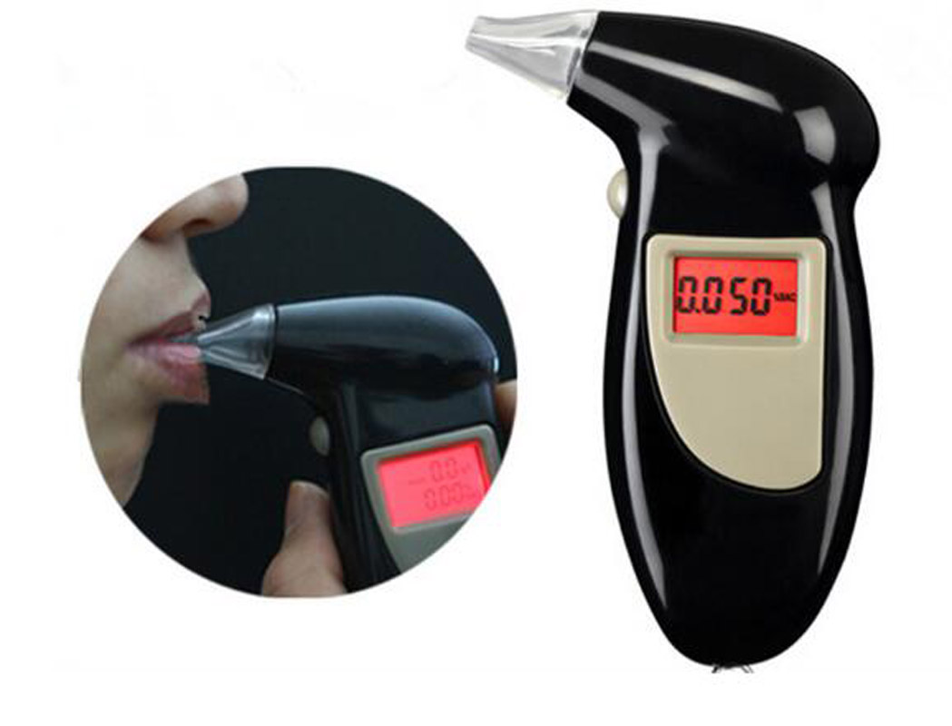 Digital Breath Alcohol Tester Alcohol Detector Breathalyzer - Click Image to Close