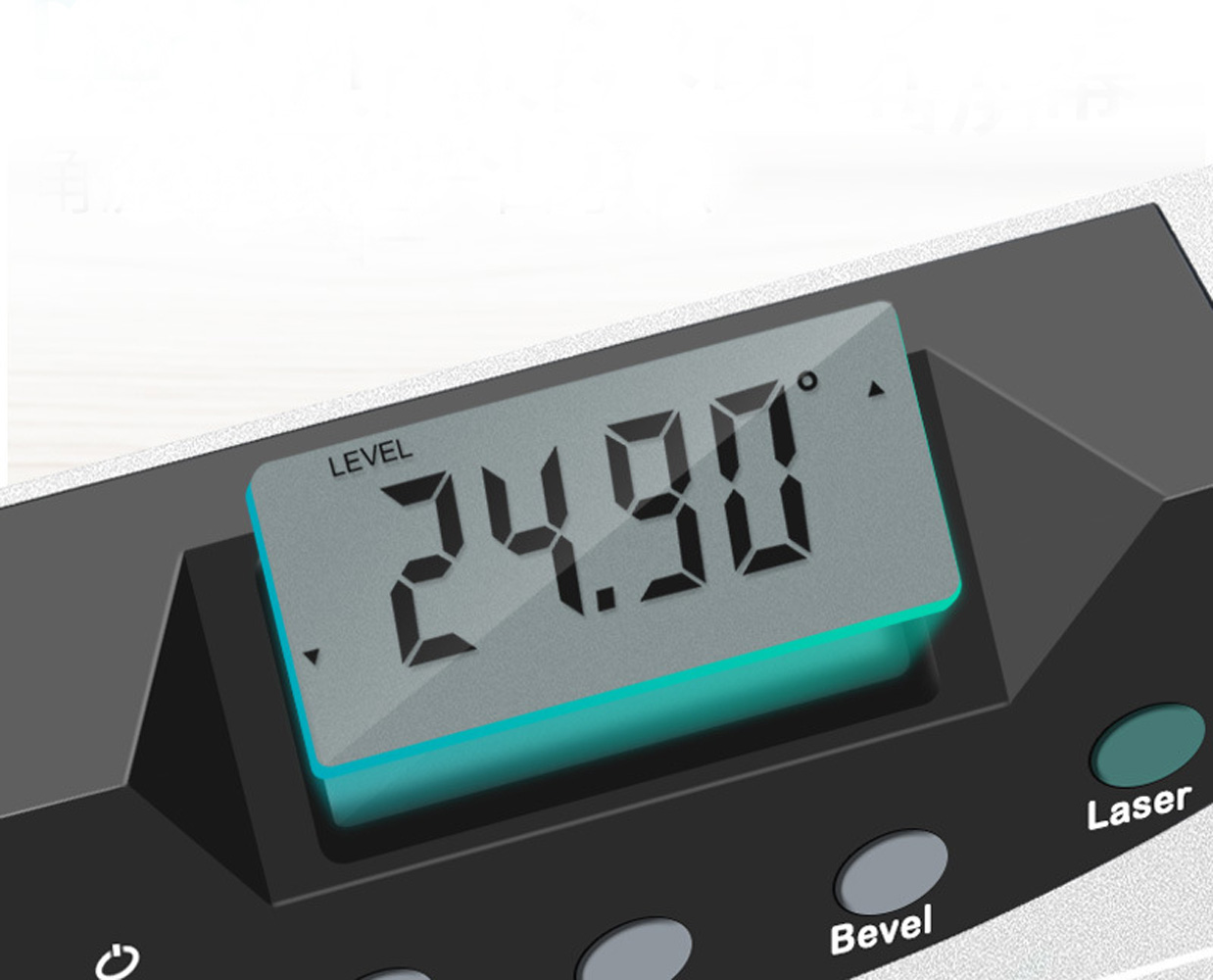 Digital display level with magnetic laser infrared 2 line Angle