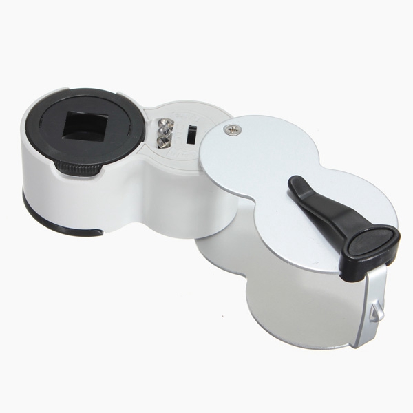 Scale Jeweller LED Light & UV Magnifier Magnifying Loupe TT9583