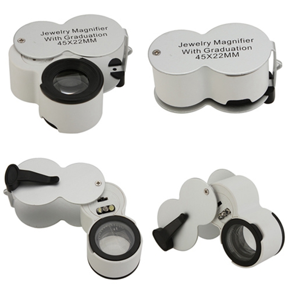 Scale Jeweller LED Light & UV Magnifier Magnifying Loupe TT9583 - Click Image to Close