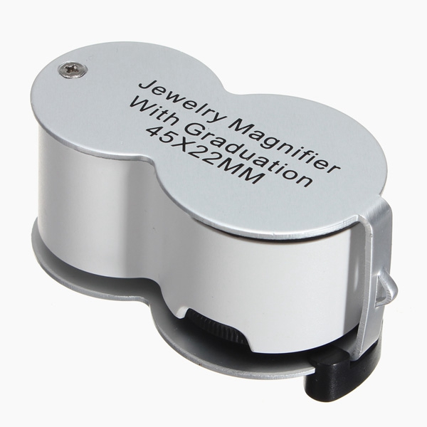 Scale Jeweller LED Light & UV Magnifier Magnifying Loupe TT9583
