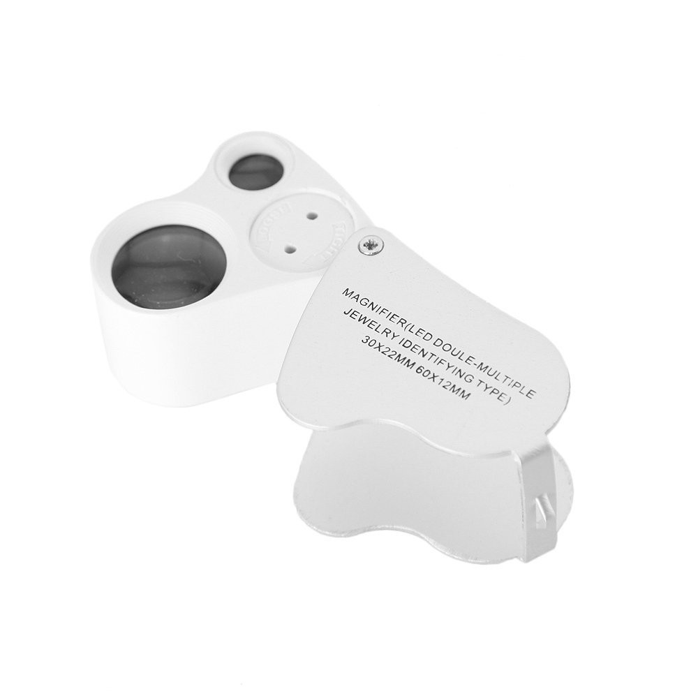 Jewelry Loupe Pull Type Jewelry Magnifier with LED Light TT9889 - Click Image to Close
