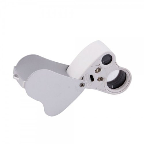 Jewelry Loupe Pull Type Jewelry Magnifier with LED Light TT9889 - Click Image to Close